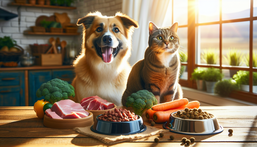 Alimentação Natural para Cachorros e Gatos: Como Melhorar a Saúde do Seu Pet