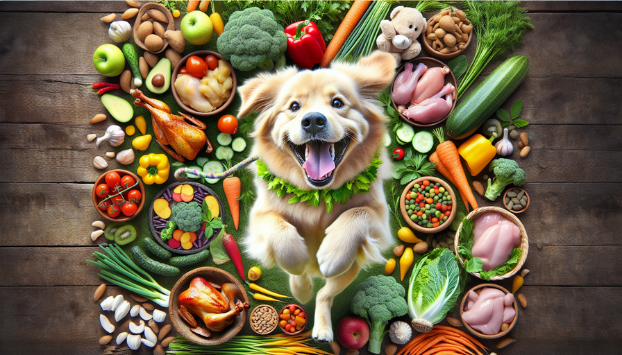 Nutrição Natural para Aumentar a Energia em Cães