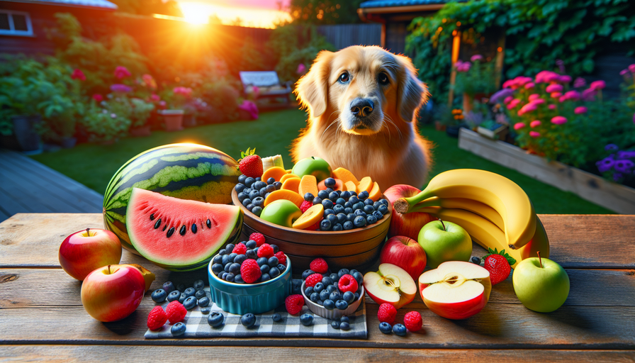 Benefícios das Frutas na Dieta do Seu Cão